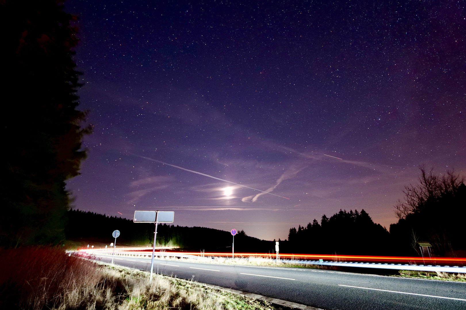 Sternklare Nacht im Oberharz