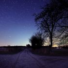 Sternklare Nacht über den Feldern...