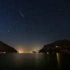 Sternschnuppe übern Gardasee