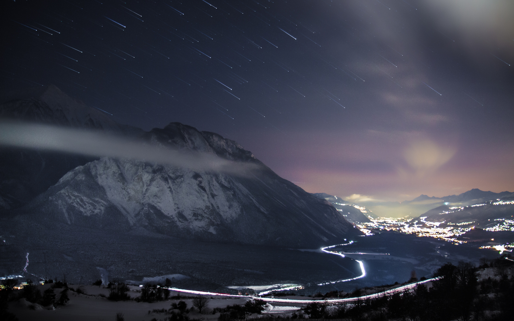 "Sternschnuppen am Himmel"