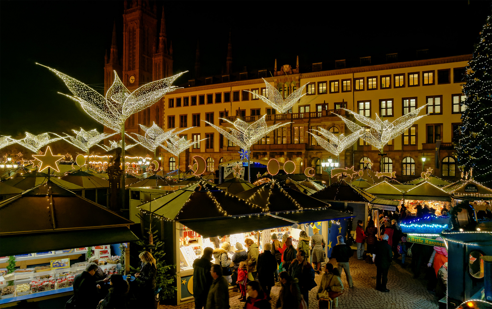 Sternschnuppenmarkt auf dem Schloßplatz