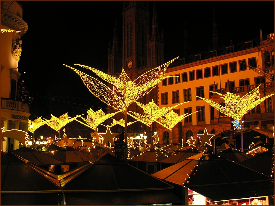 Sternschnuppenmarkt in Wiesbaden