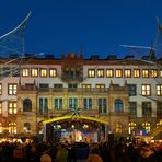 Sternschnuppenmarkt vor Eröffnung