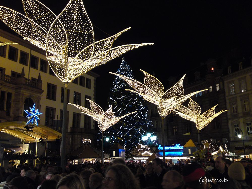 Sternschnuppenmarkt / Weihnachtsmarkt in Wiesbaden 2010 Foto & Bild