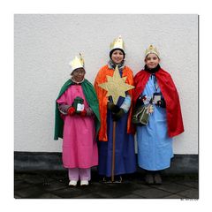 Sternsinger unterwegs..........