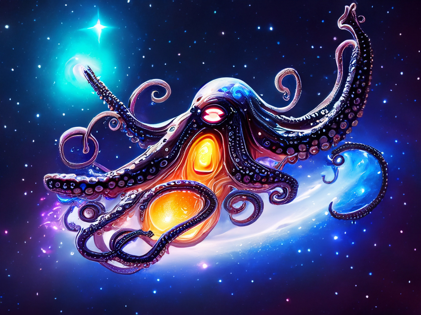 Sternzeichen Oktopus