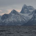 Stetind from Tysfjord. Norway. January 2012