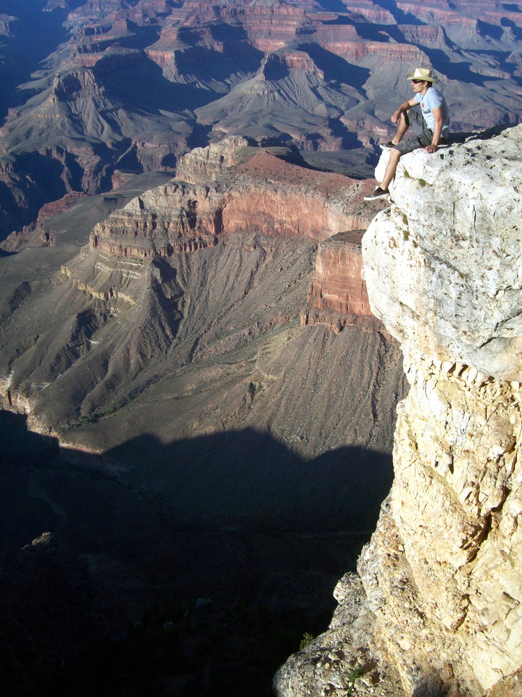 Stets am Abgrund (des Grand Canyons)