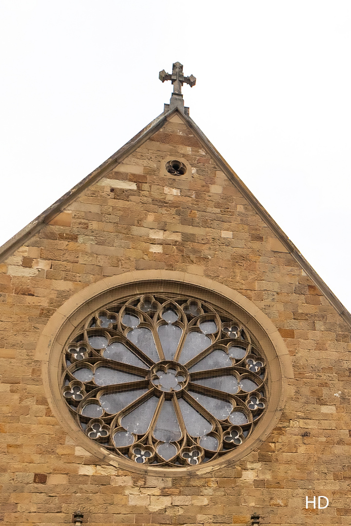 Stettfeld - Fensterrose St. Marcelluskirche