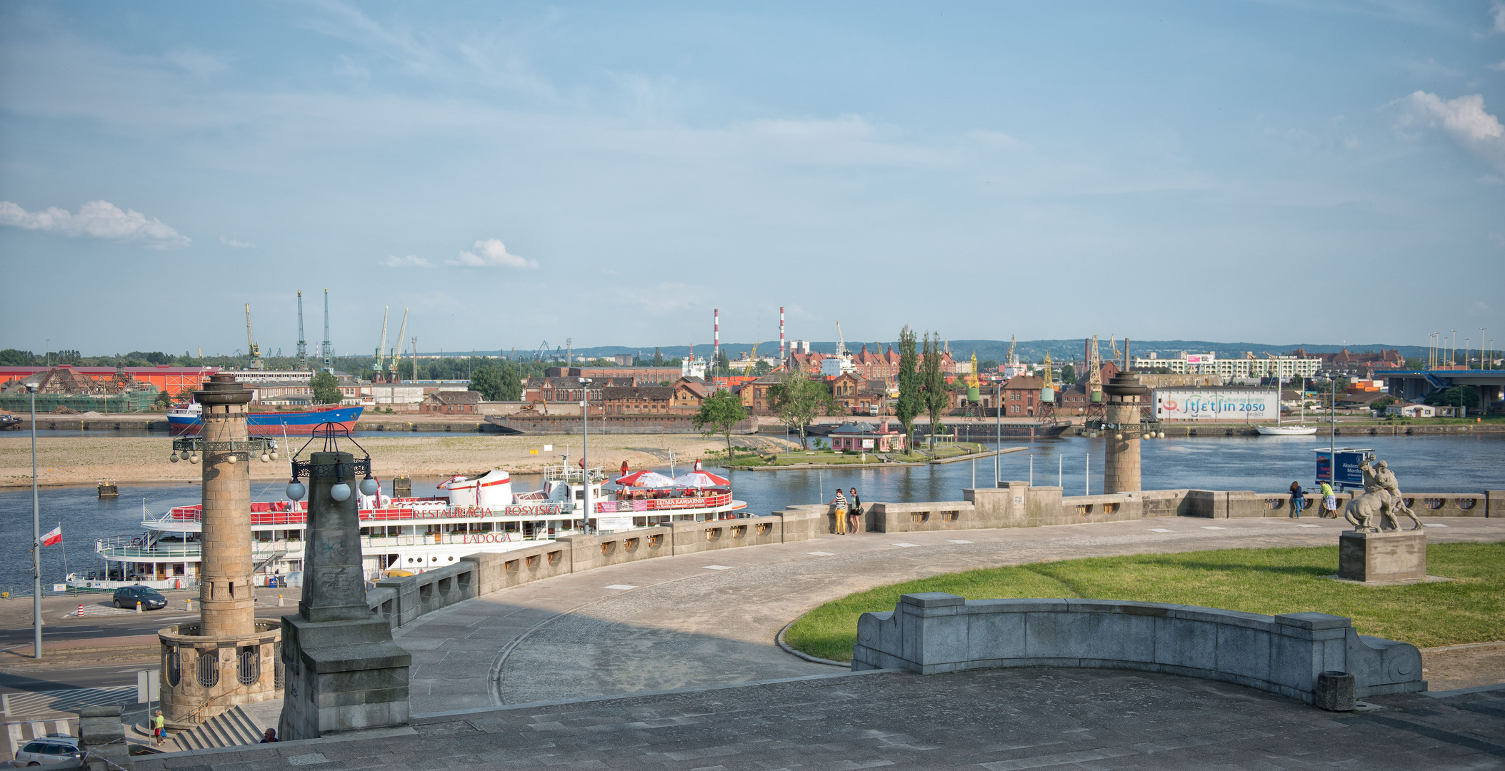 Stettin- Blick von der Hakenterrasse