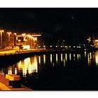 Stettin by night/ River Odra side/