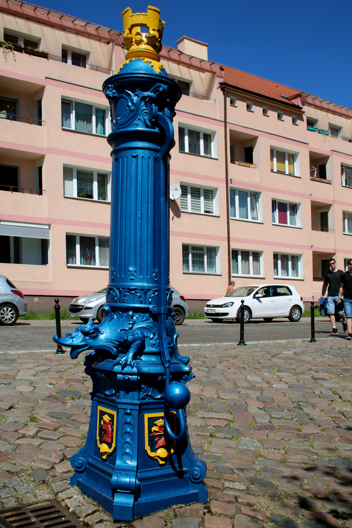 Stettin - historische Wasserpumpe