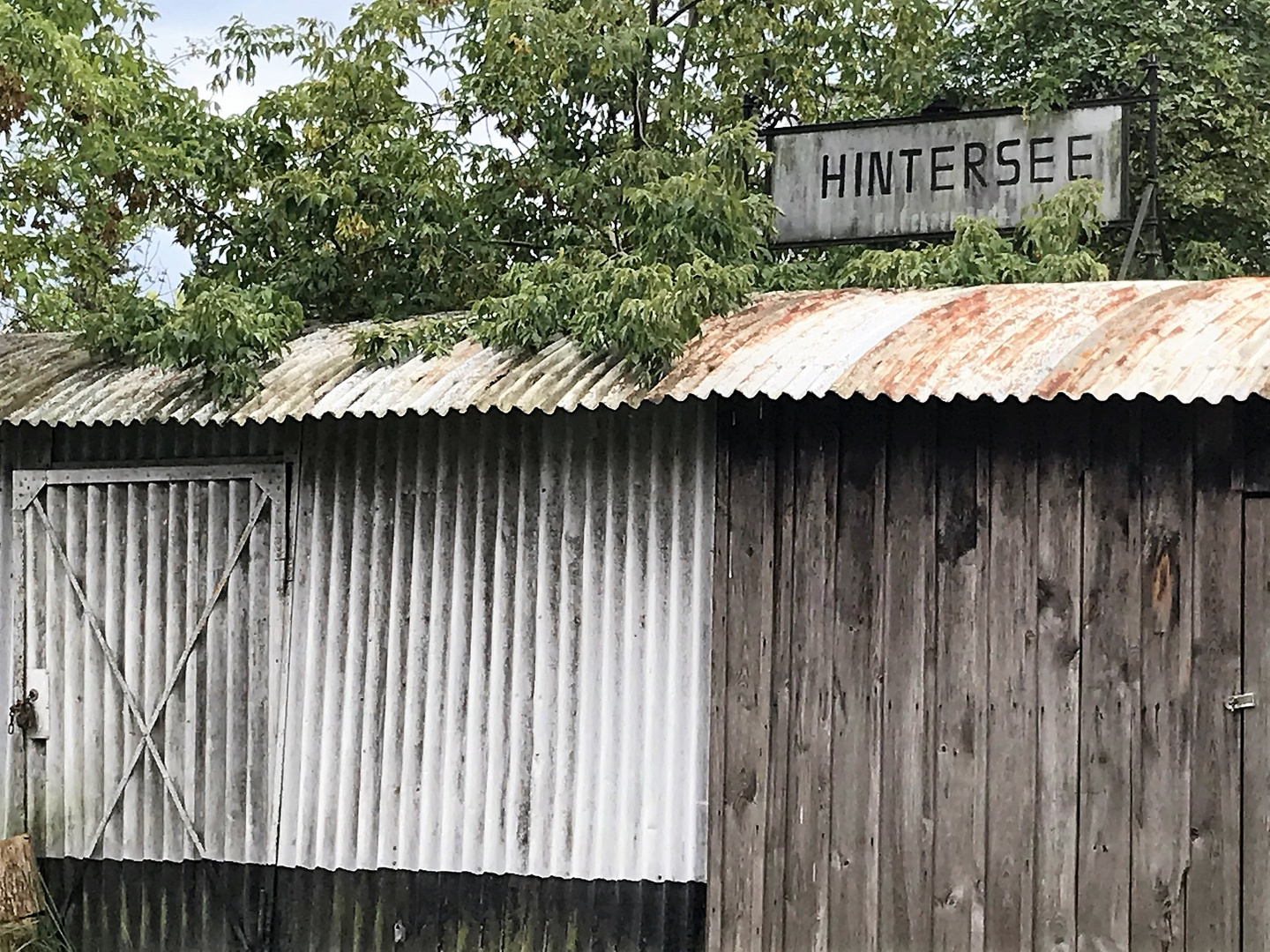 Stettiner Haff // Bahnhof Hintersee // Polnische Grenze