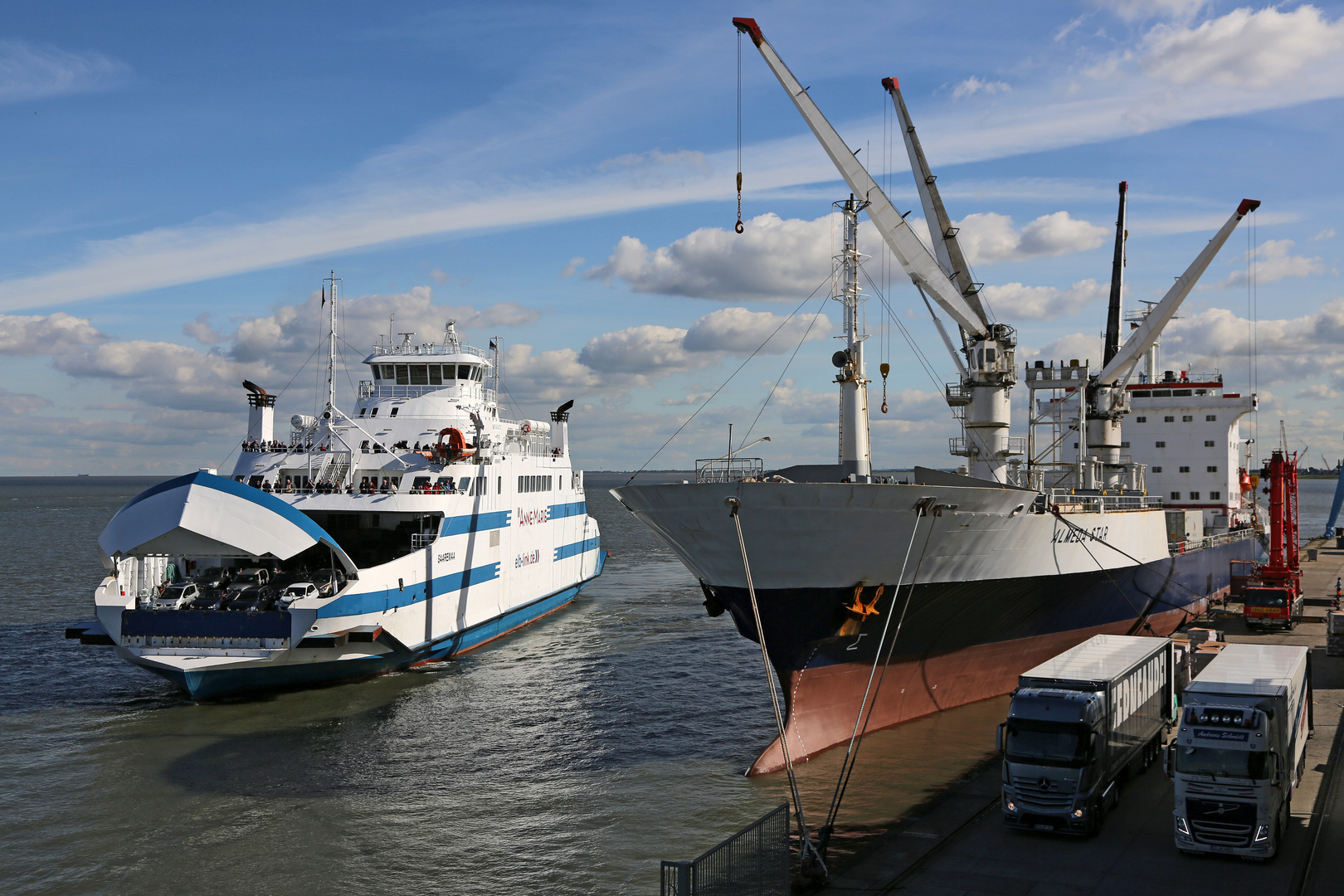 Steubenhöft in Cuxhafen...