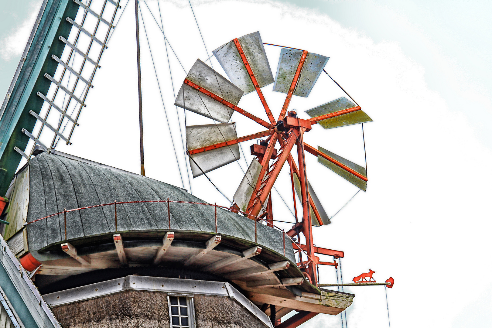 Steuerflügel der Accumer Windmühle