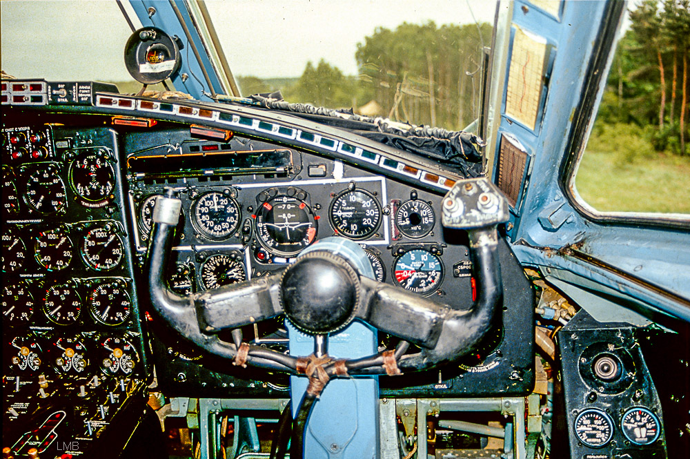 Steuerhorn eines 250-t-Propellerflugzeuges