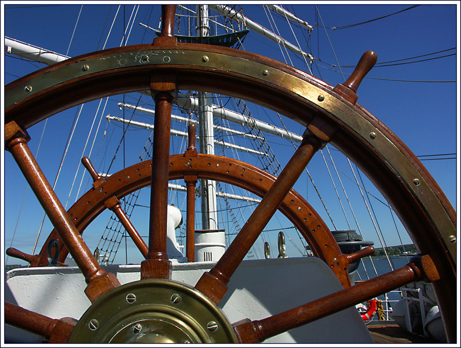 Steuerrad der Gorch Fock I