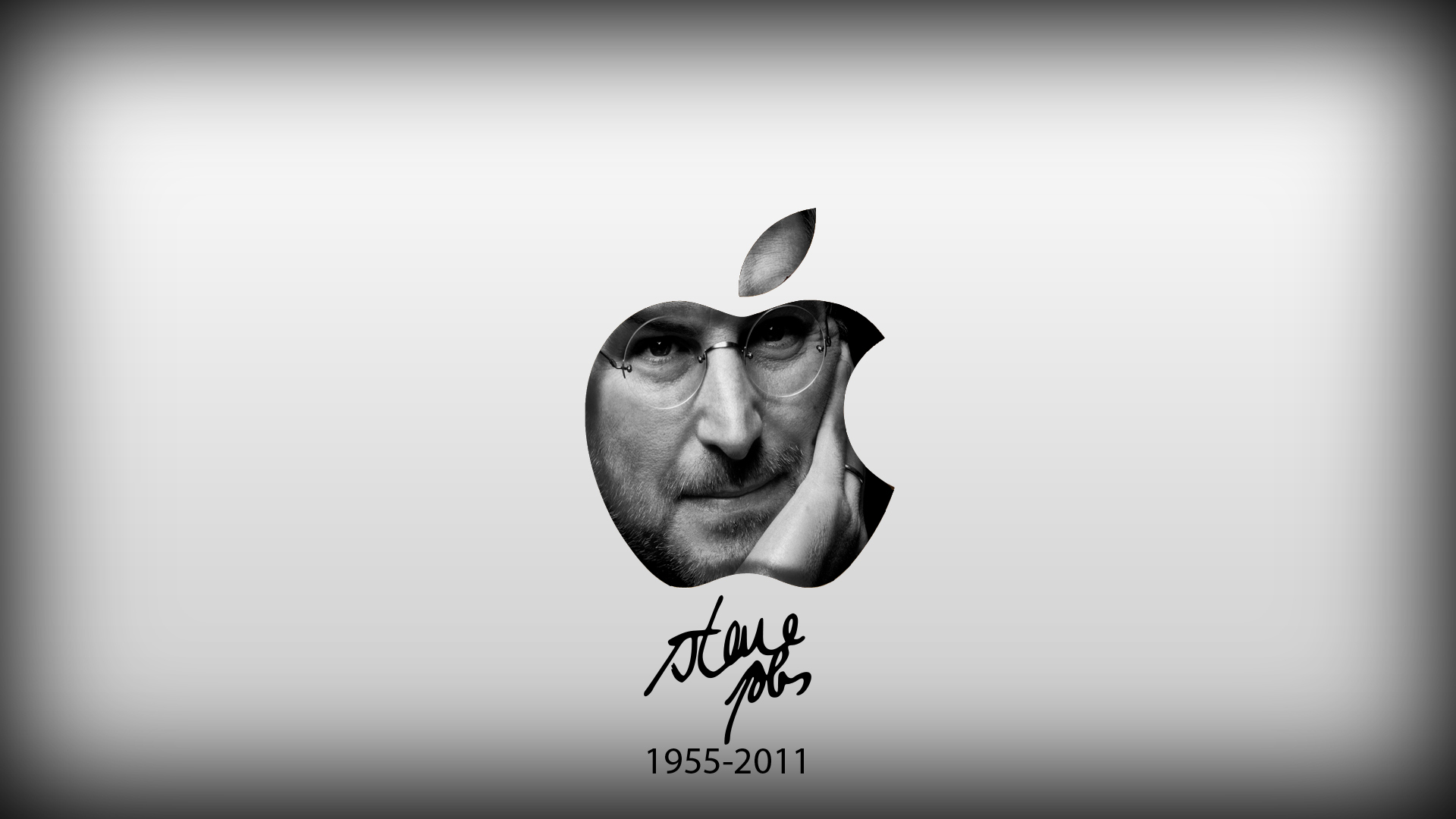 Steve Jobs tribute wallpaper