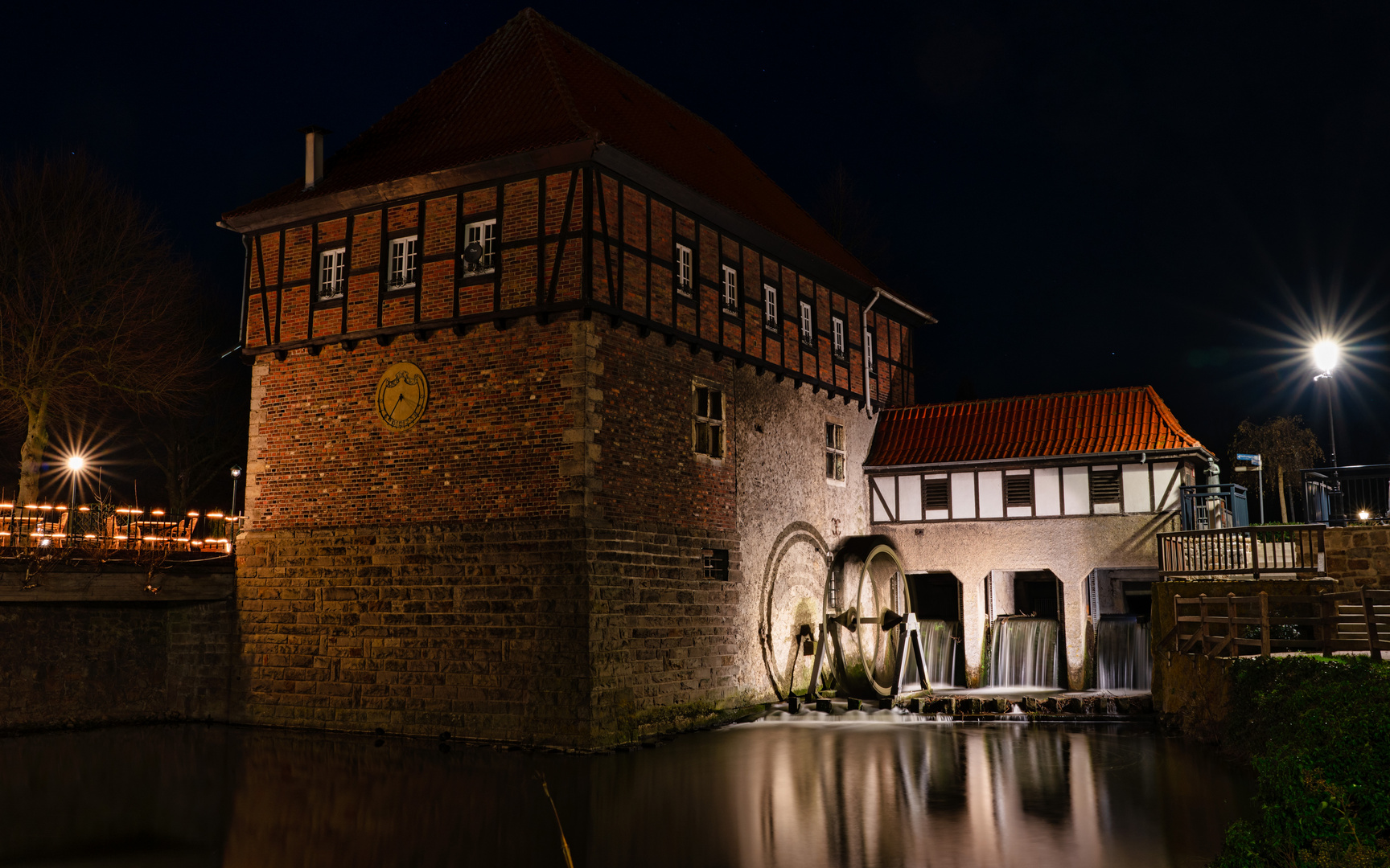 Stevermühle bei Nacht