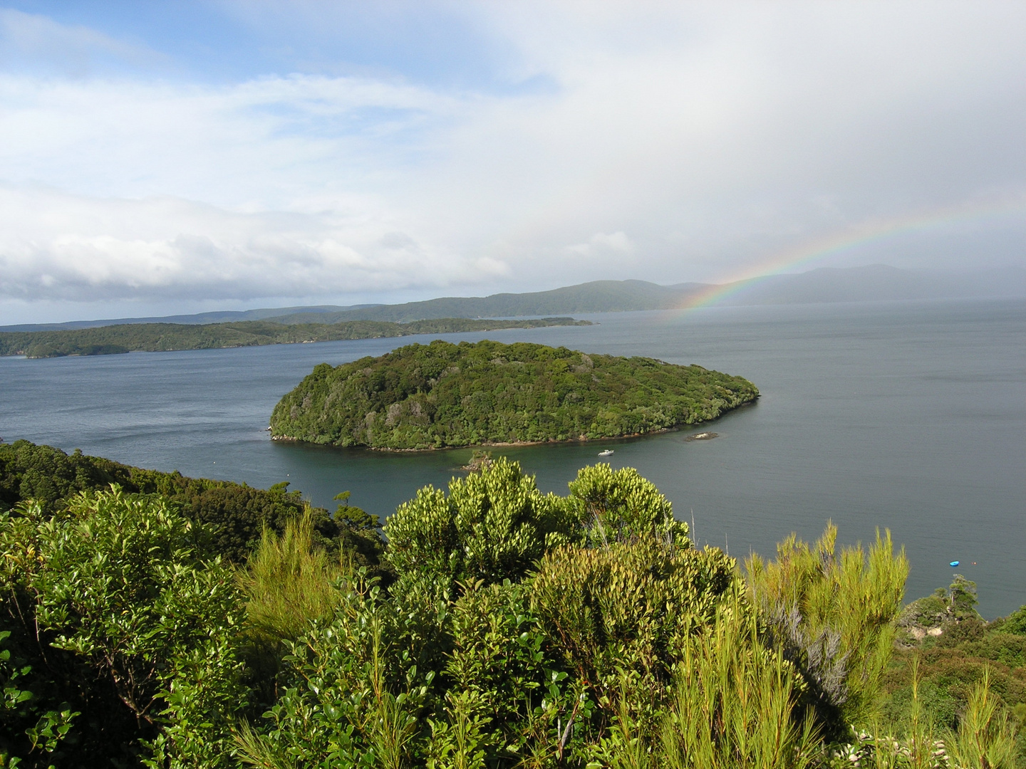 Stewart Island - mit Regenbogen