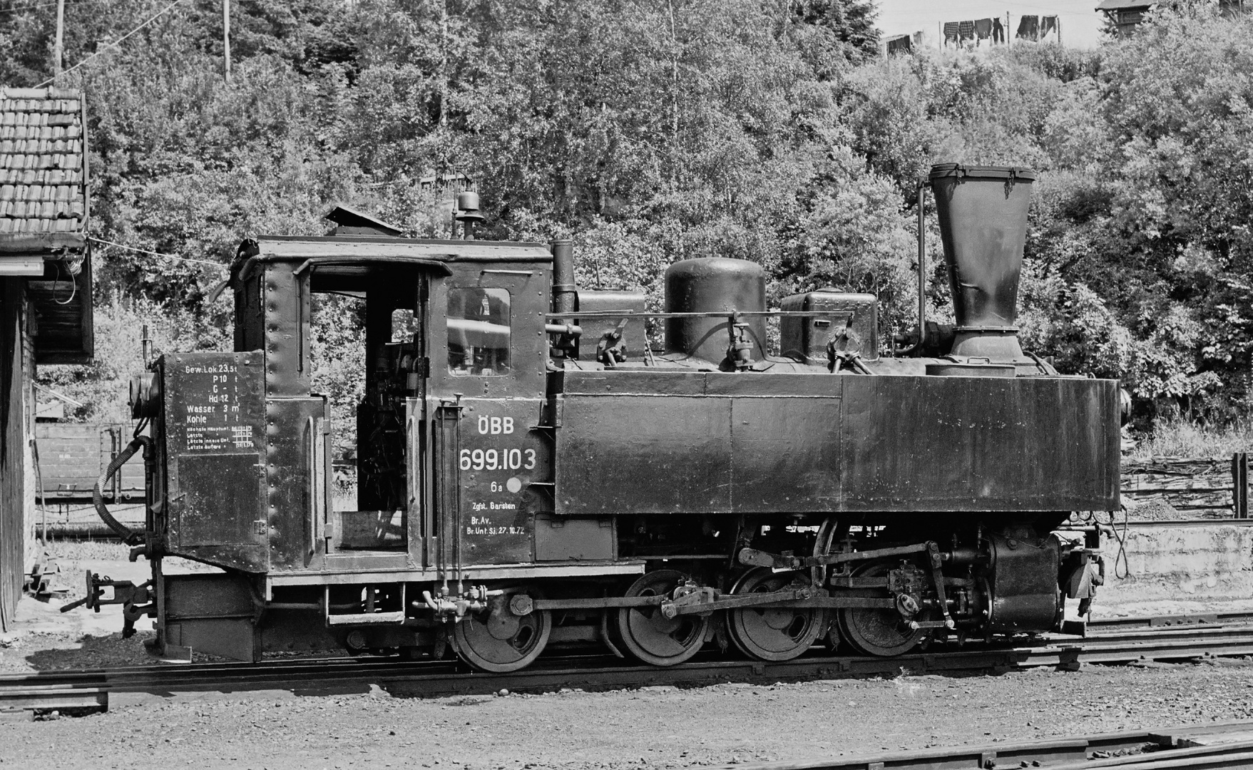 Steyertalbahn Garsten März 1976