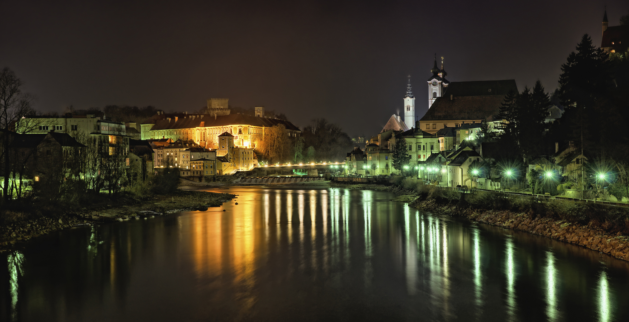 Steyr bei Nacht