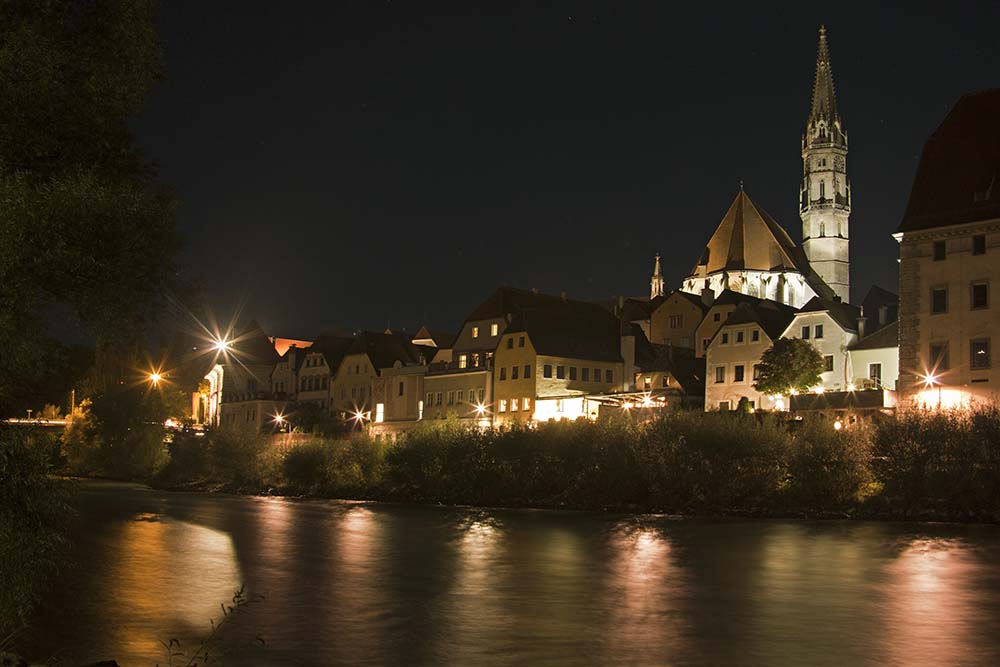 Steyr bei Nacht