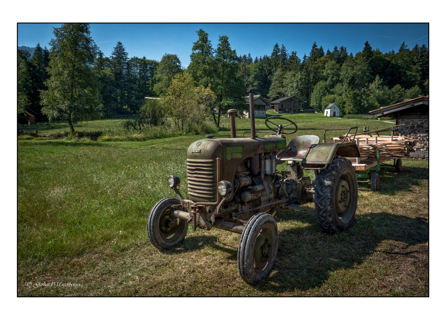 Steyr Traktor im Tiroler Höfemuseum