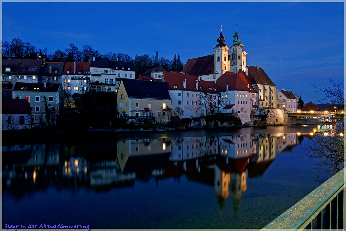 Steyr vom Museumssteg fotographiert...