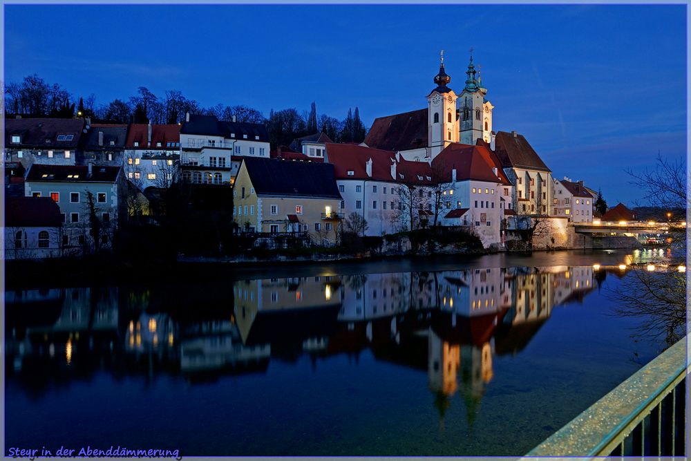 Steyr vom Museumssteg fotographiert...