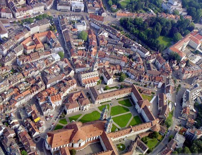 St.Gallen: Blick auf's Weltkulturerbe