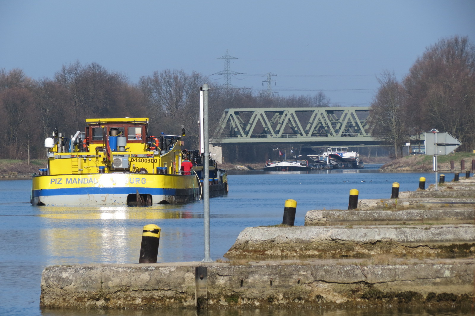 Stichkanal Salzgitter bei Schleuse Üfingen / Gr.Gleidingen