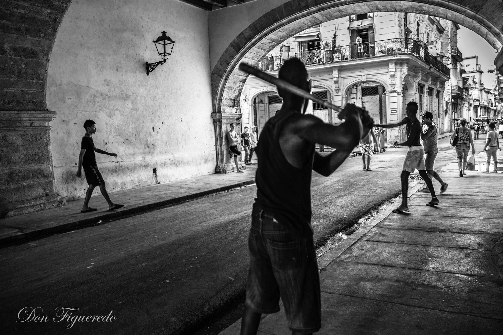 Stickball under the bridge