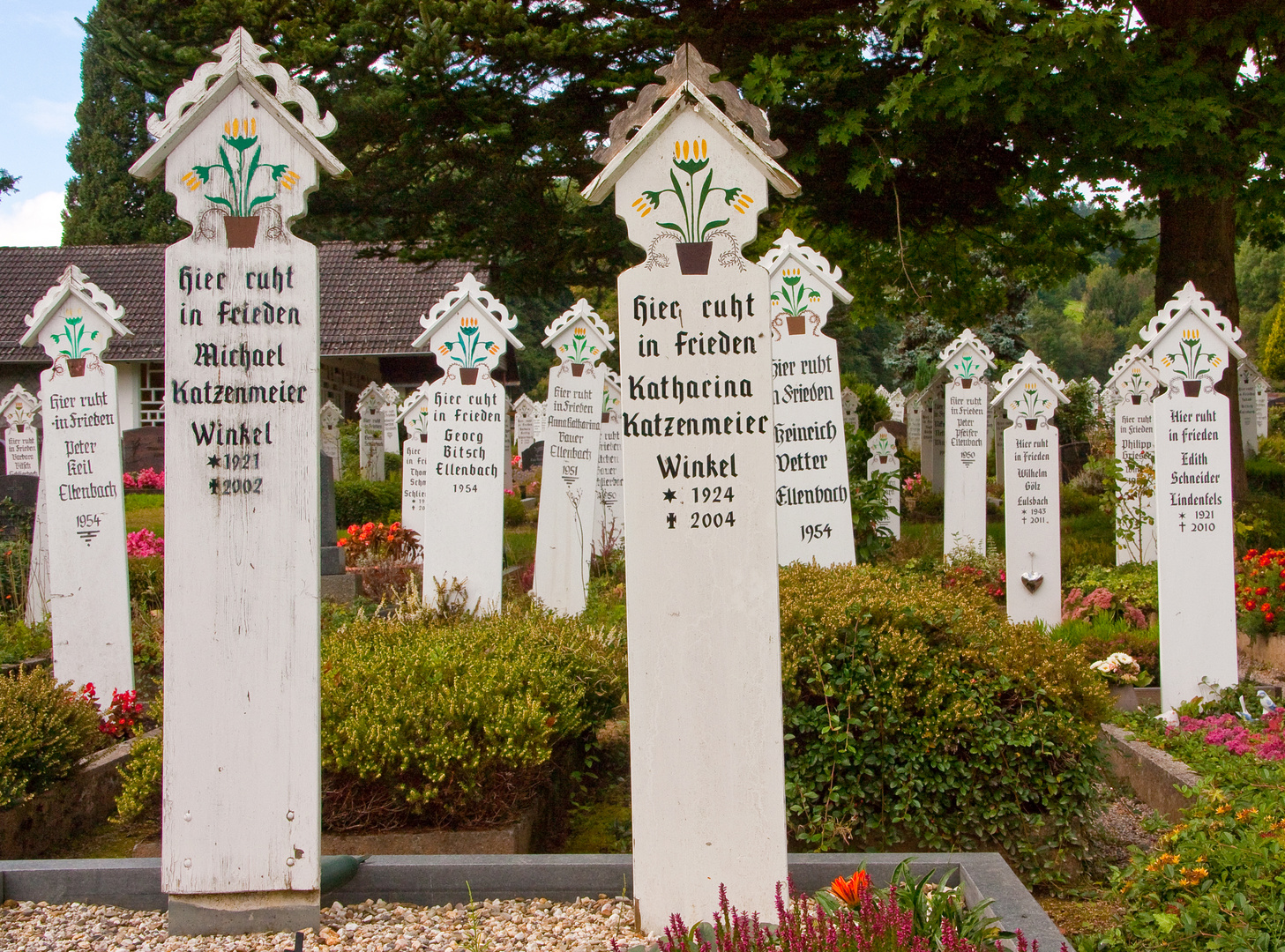 Stickelgräber im Odenwalddorf Schlierbach