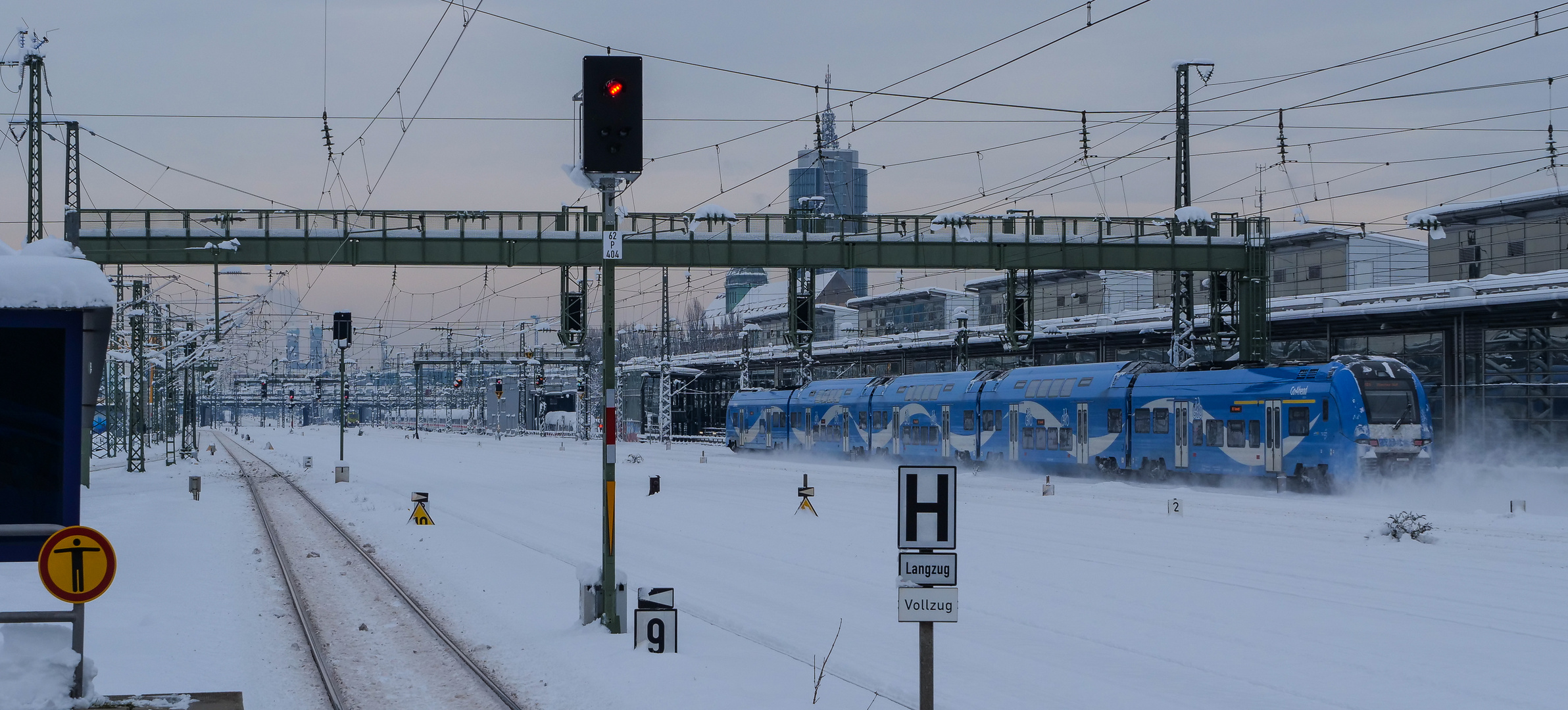 Stiebender Schnee