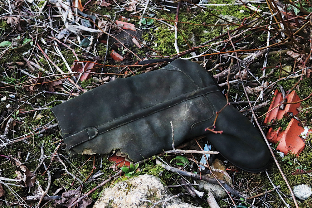 Stiefel im Gelände