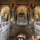 Stiegenhaus im Kunsthistorischen Museum in Wien