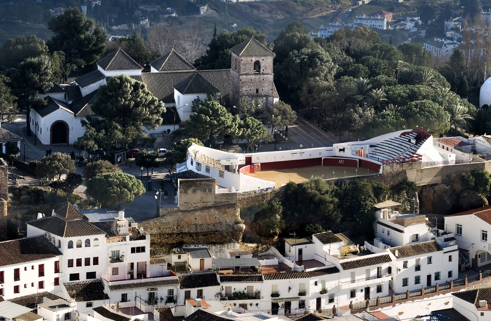 Stierkampfarena Mijas Pueblo Malaga