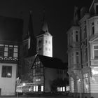 Stift Corvey in Höxter bei Nacht