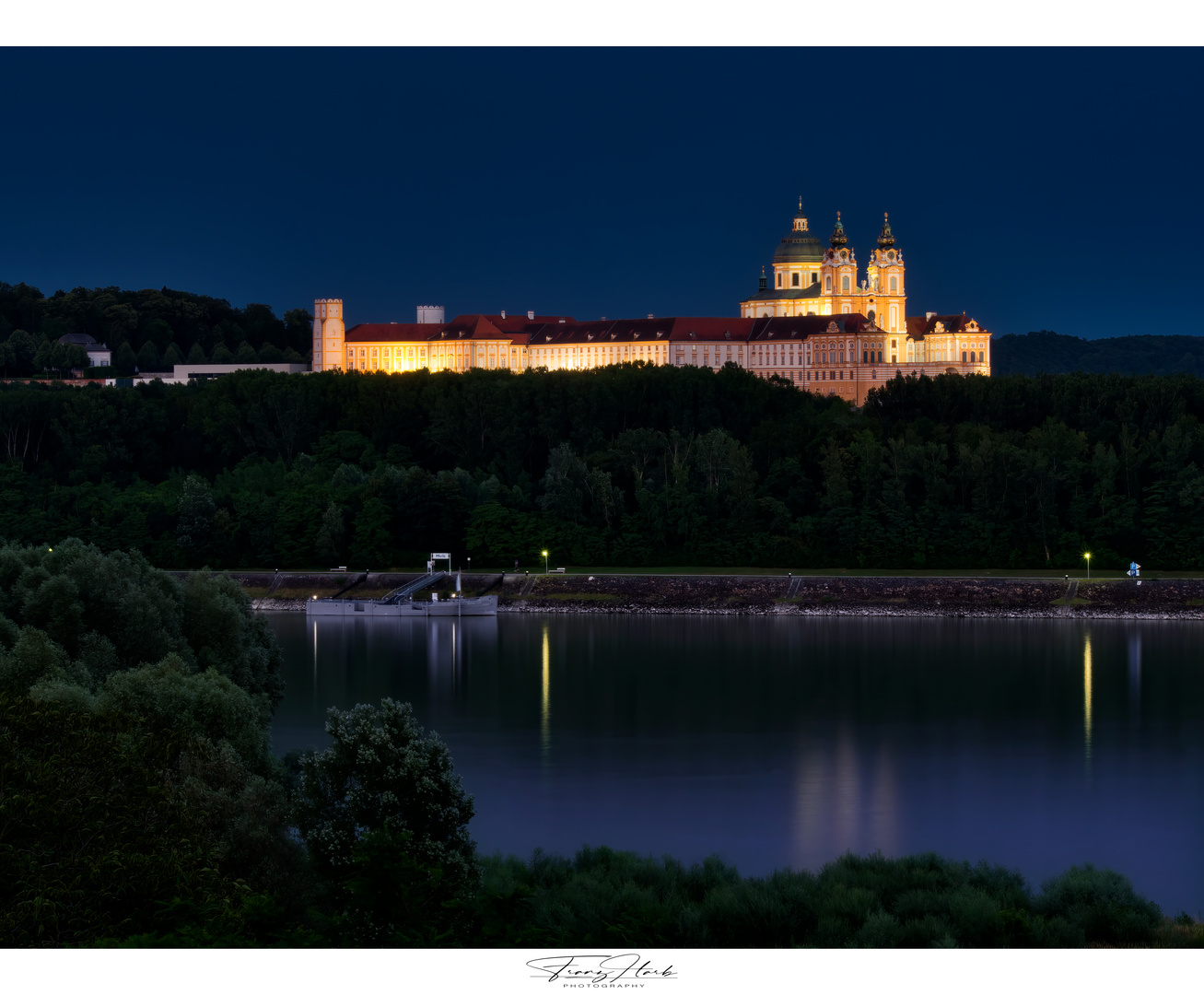 Stift Melk an der schönen blauen Donau 