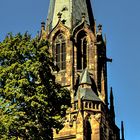 Stiftskirche Aschaffenburg in künstlerischem Graffiti