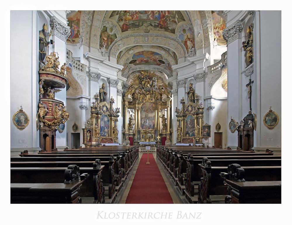 Stiftskirche - Banz " Blick, zum Chor..."