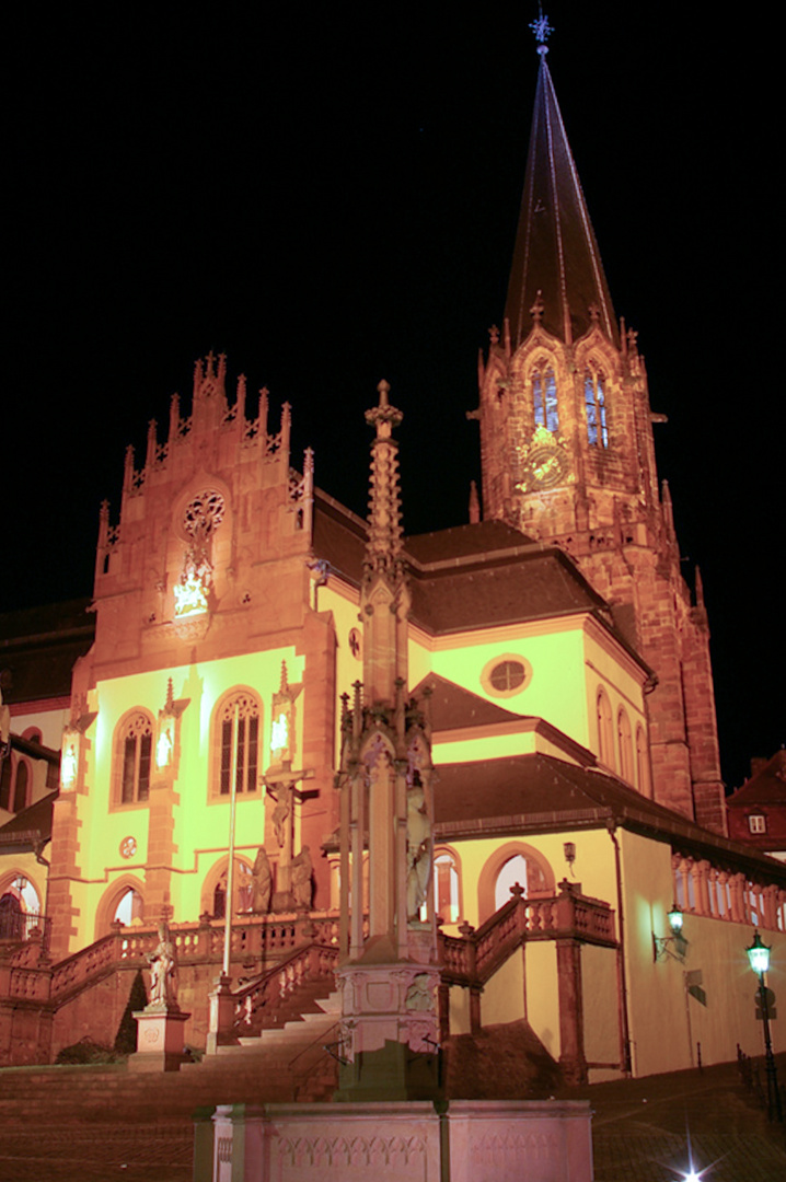 Stiftskirche bei Nacht