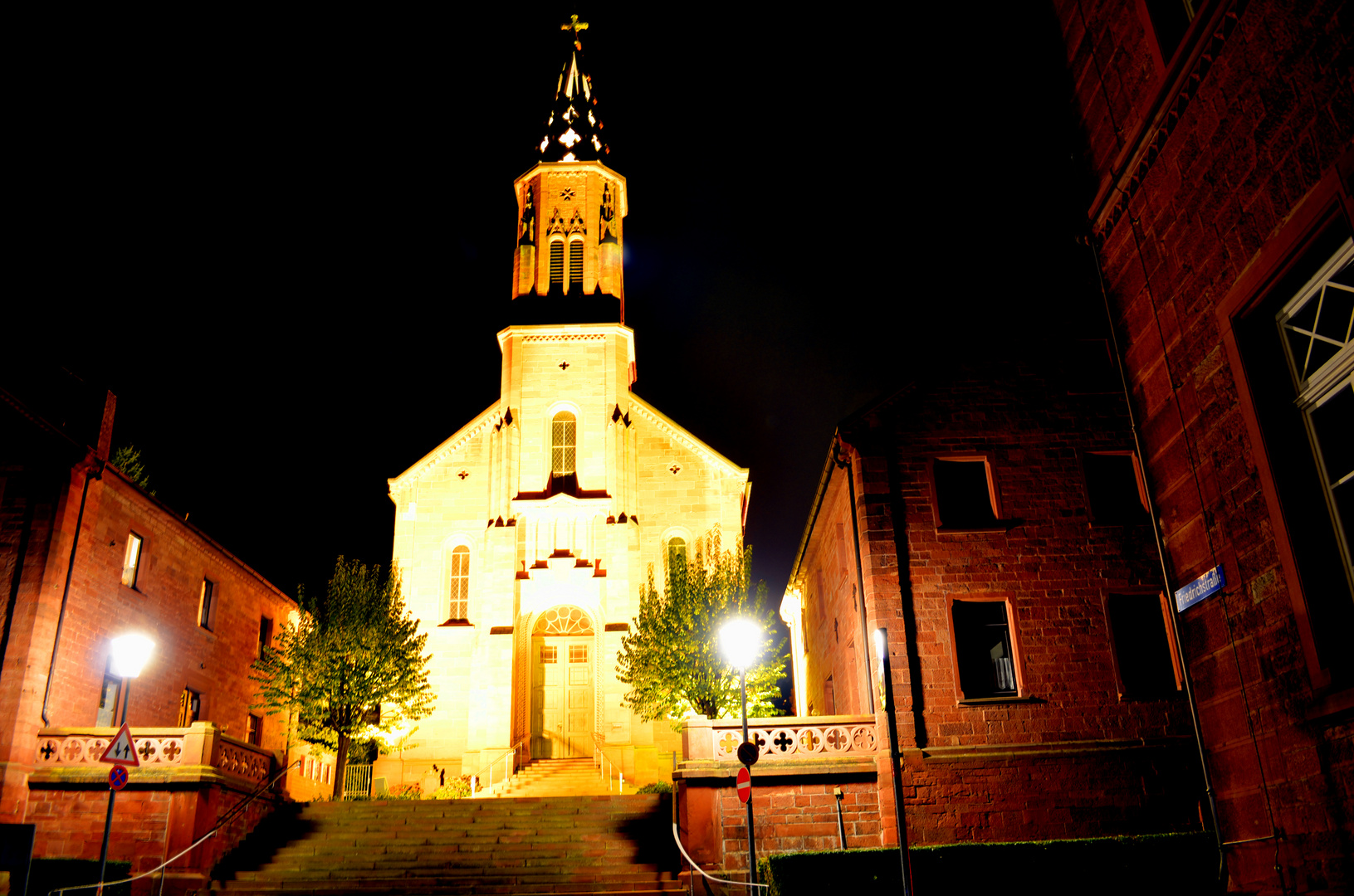 Stiftskirche bei Nacht