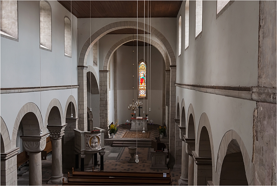 Stiftskirche Frose, Blick von der Nonnenempore