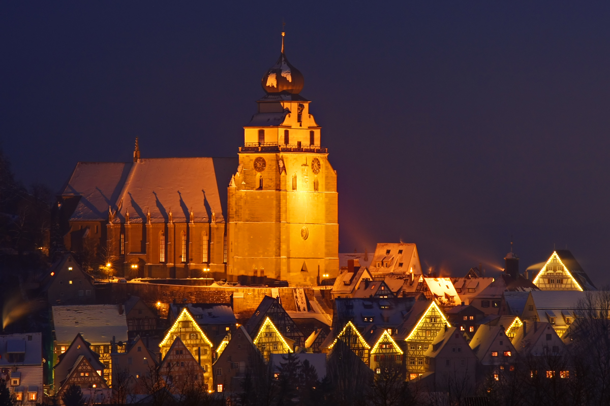 Stiftskirche im Winter