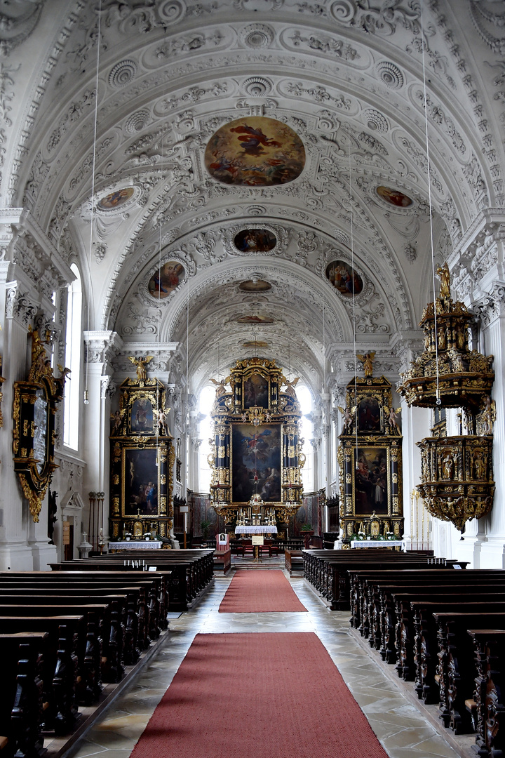 Stiftskirche Kloster Wettenhausen Blick auf den Alter #1