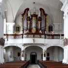  Stiftskirche Mariä Himmelfahrt Obermedlingen Blick zur Orgel