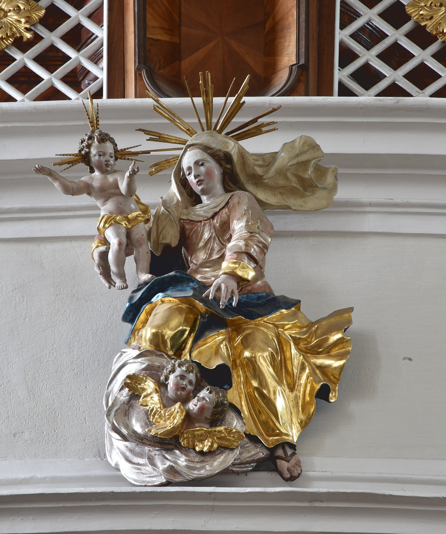 Stiftskirche Mariä Himmelfahrt  Obermedlingen Figur