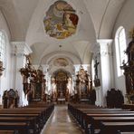 Stiftskirche Mariä Himmelfahrt  Obermedlingen Innenimpression